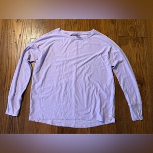 Calia Soft Lilac Long Sleeve Top